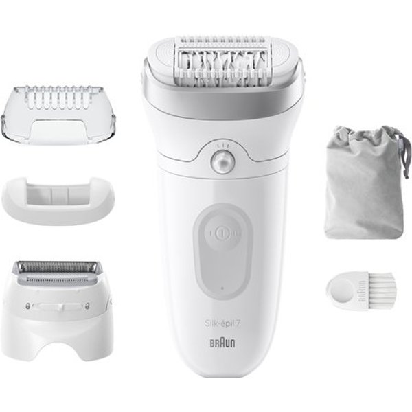 Braun Silk-éPil 7 7-041 Grigio, Bianco-image
