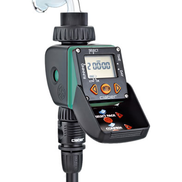 Programmatore Irrigazione Claber 8428 Aquauno Video 2-image