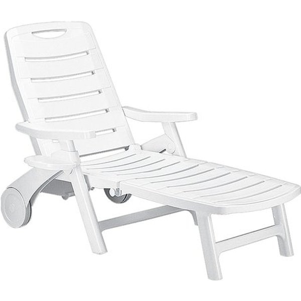 Lettino Prendisole Grandsoleil S6800B Premiere Bianco-image