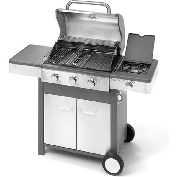 Barbecue GPL Ompagrill 4/B Indianapolis Grigio E Inox-image