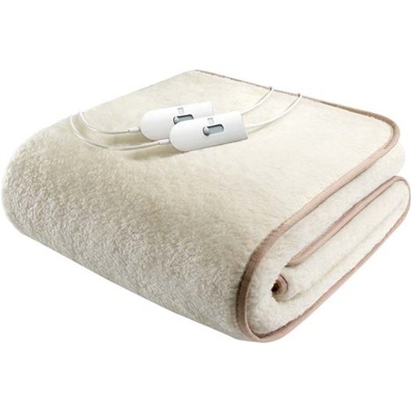 Imetec 16803 Scaldaletto Coperta Elettrica 55 W Bianco Tessuto-image