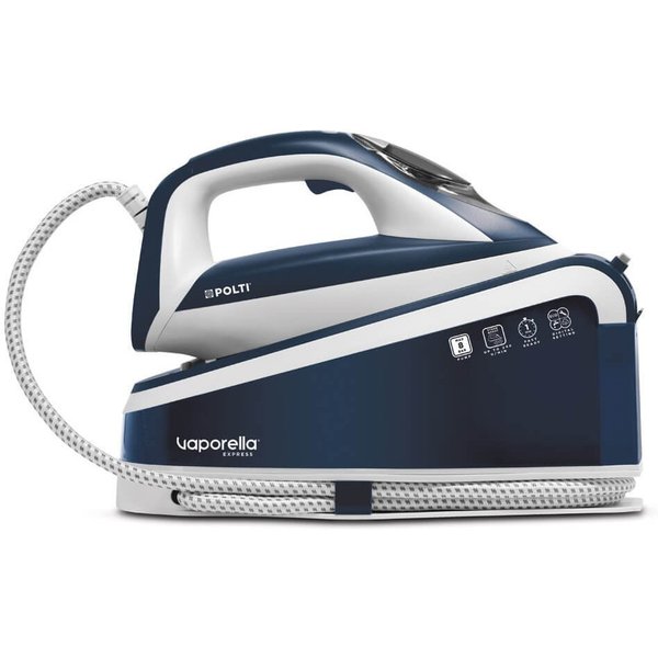 Polti Vaporella Express VE30.10 2200 W 1,6 L Piastra In Ceramica Blu, Bianco-image