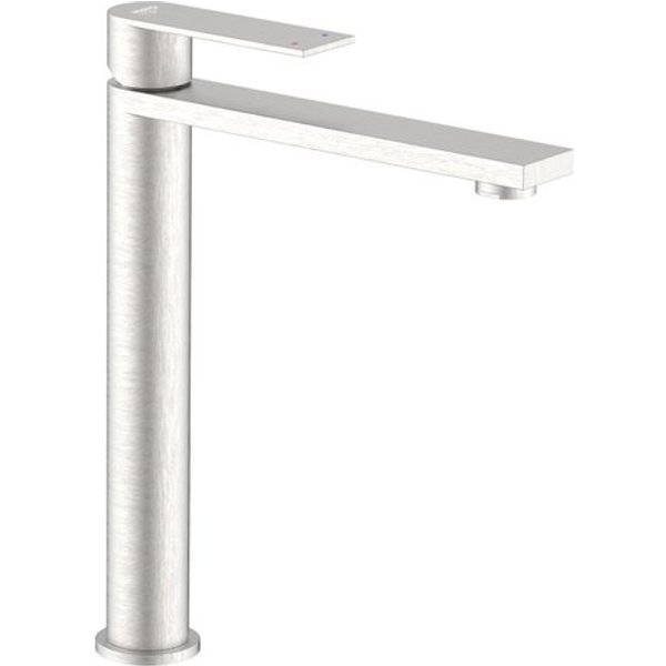 Miscelatore Lavabo Idro Bric SCARUB1502AC Solar Bocca Alta Spazzolato-image