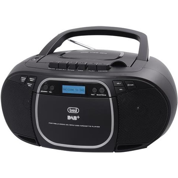 Trevi CMP 576 DAB Digitale 3 W Dab, Dab+, FM Nero Riproduzione MP3-image
