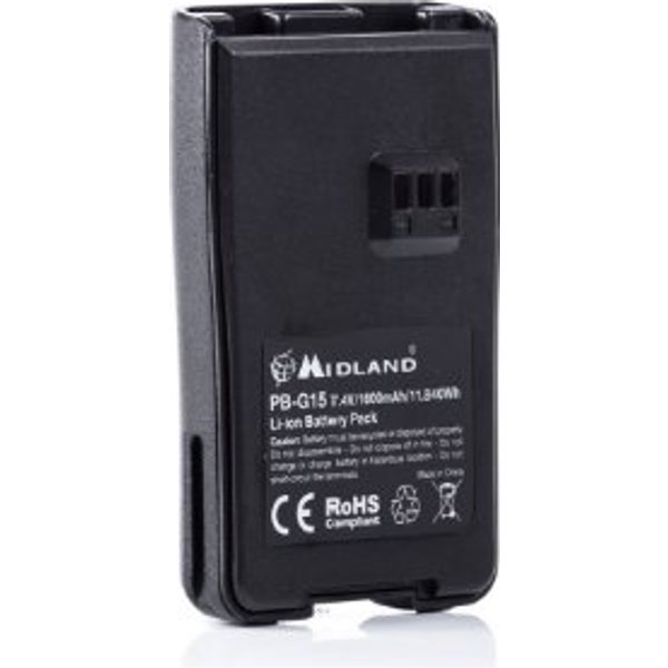 Ricetrasmittente Batteria Midland C1128 PB Series PB G15-image