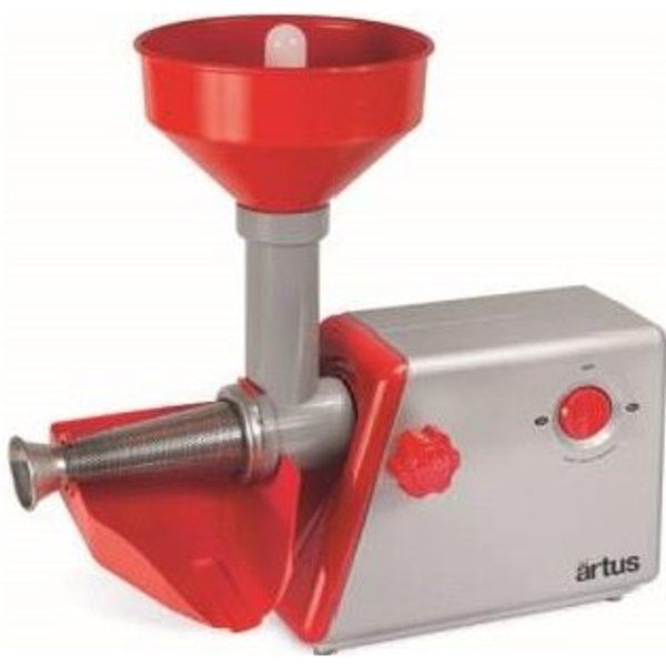 Passa Pomodoro Elettrico Artus S25I Rosso E Argento-image