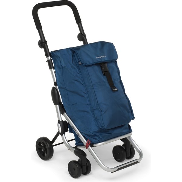 Foppapedretti Go Up Borsa Trolley Alluminio, Nero, Blu Marino-image