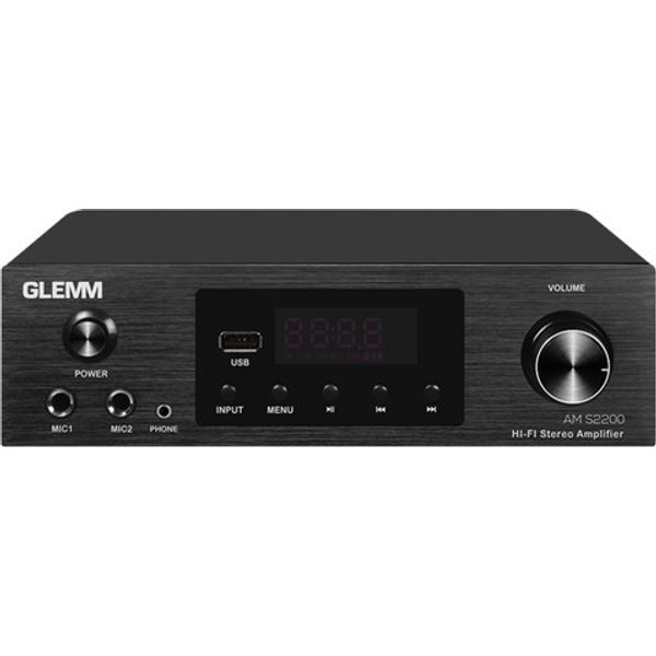 Amplificatore HI FI Glemm 32155 AM S2200 Black-image