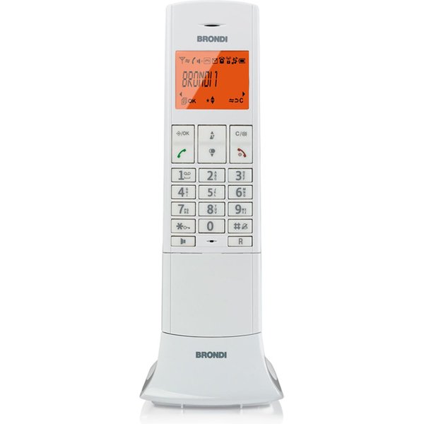 Brondi Lemure Telefono Dect Bianco Identificatore Di Chiamata-image