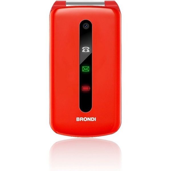 Brondi President 7,62 Cm (3) 130 G Rosso Telefono Cellulare Basico-image