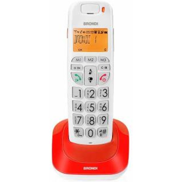 Telefono Cordless Brondi Bravo Bright Rosso-image