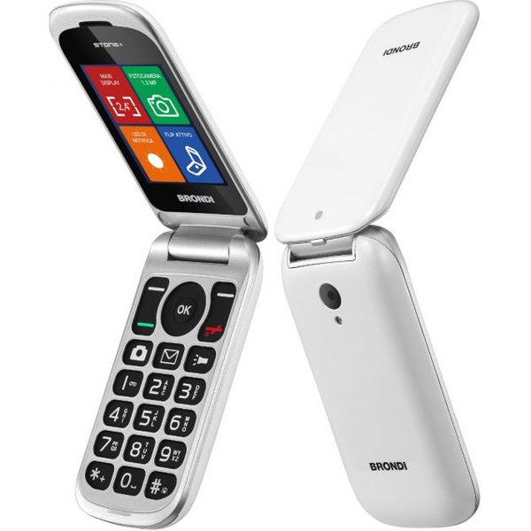 Telefono Cellulare Dualsim Brondi Stone+ White Italia-image