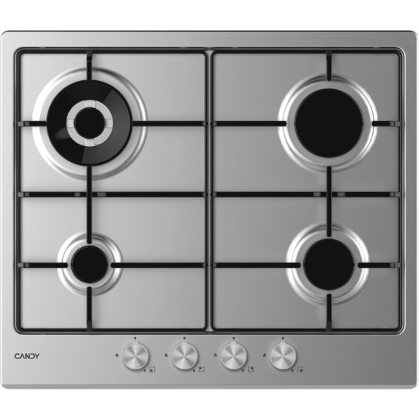 Candy Moderna CHW6BR4WPX Acciaio Inox Da Incasso 60 Cm Gas 4 Fornello(I)-image