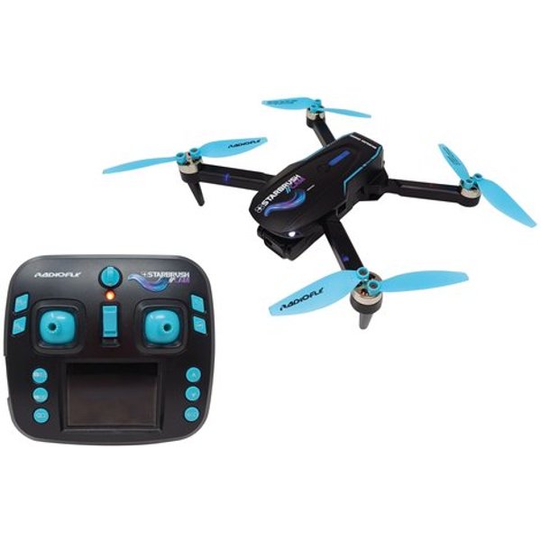 Drone ODS 40037 Radiofly Starbrush Cam 8 Funzioni RC 2,4 Ghz Nero E A-image