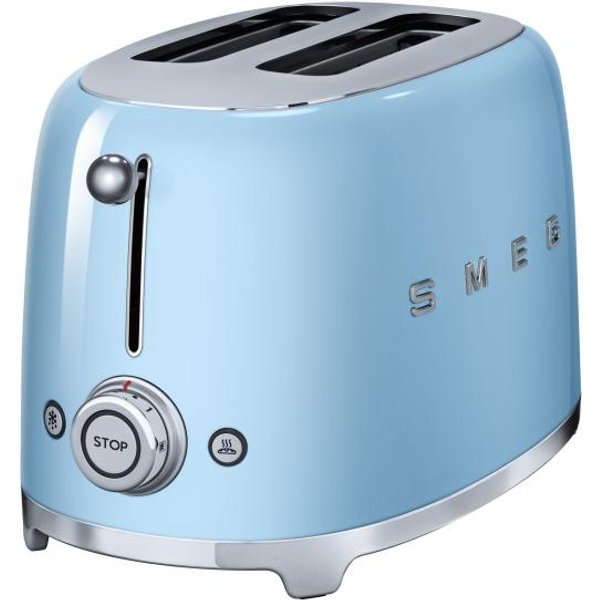 Smeg Toaster 2X2 50�STYLE Blue TSF01PBEU-image