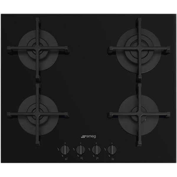 Piano Cottura Gas Smeg Selezione PV264B Black-image
