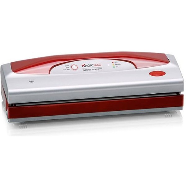 Magic VAC Genius Silver Strumento Per Sottovuoto Rosso, Argento 800 Mbar-image