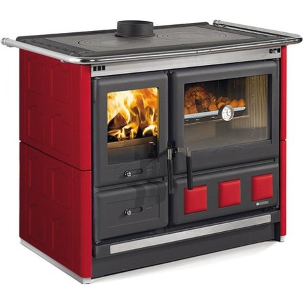 Cucina Legna Nordica 7015149 Rosa XXL Maiolica Vst Bordeaux-image