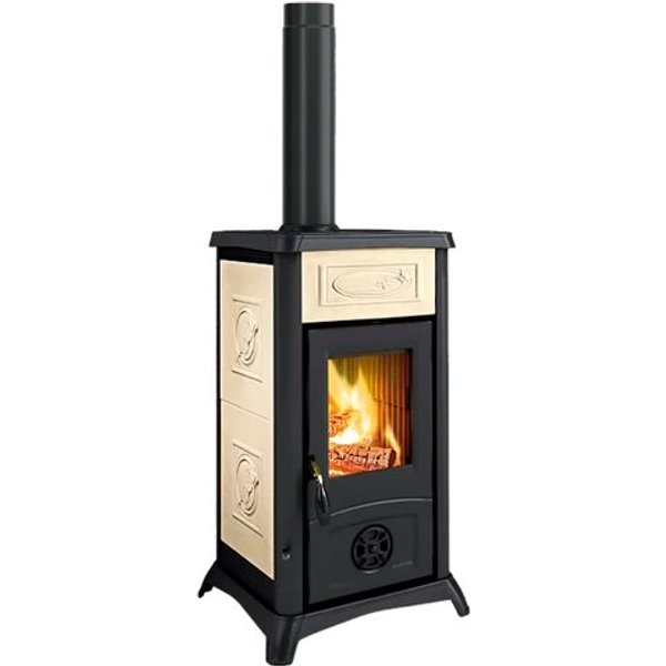 Stufa Legna Nordica 3001092 Gemma 16 Ceramica Liberty Panna-image