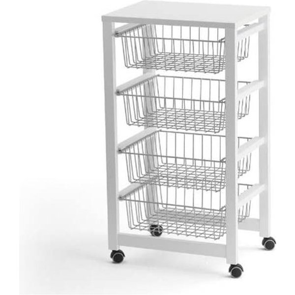 Carrello Porta Vivande Arredamenti Italia 515 Gingerone Bianco-image
