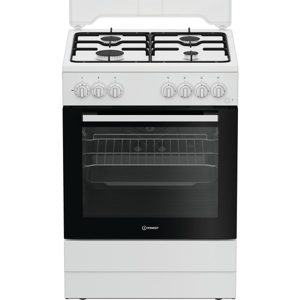 Indesit I6G3PMW Cucina Elettrico Gas Bianco-image