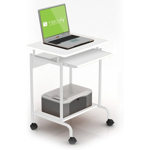 Techly ICA-TB S005W Scrivania Per Computer Bianco-image