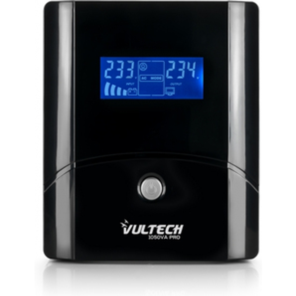 Vultech UPS1050VA-PRO Gruppo Di Continuità (Ups) A Linea Interattiva 1,05 Kva 560 W 2 Presa(E) AC-image