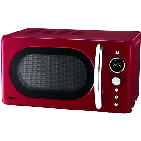 Forno A Microonde CON Grill Akai MW203 Digitale 20 Litri 700 Watt Rosso-image