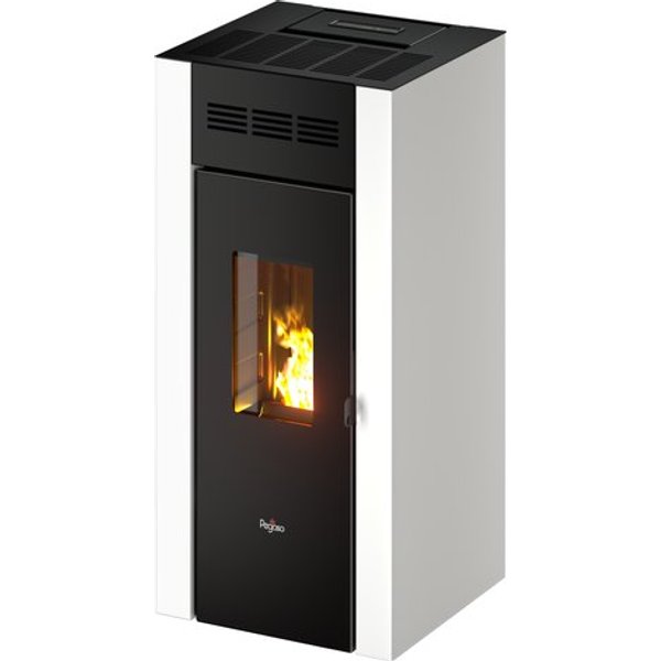 Stufa Pellet Pegaso 7022001 Elane 9.0 Bianco-image