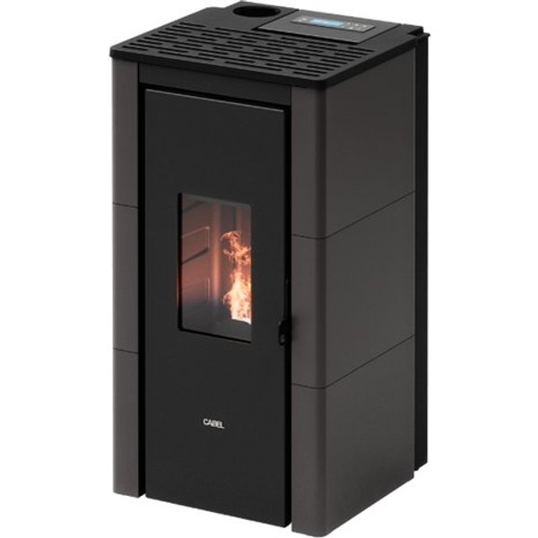 Stufa Pellet Cadel 7025041 Cristal 7 UP T2 Antracite-image