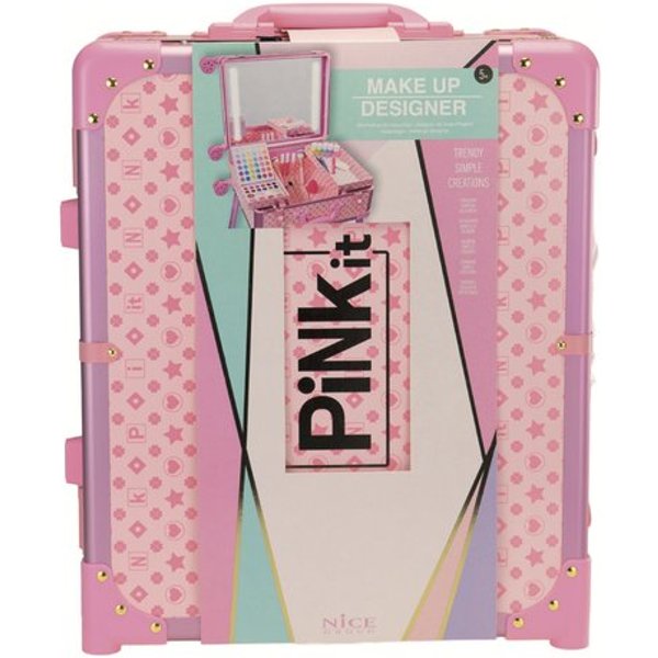 Set Trucchi Giocattolo Nice 40054 Pink.It Trolley Make-Up Con Specchio-image