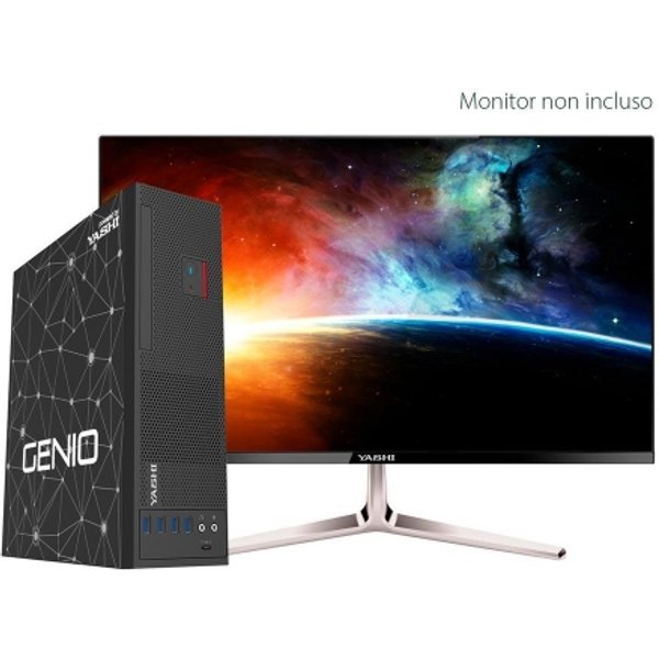 PC Yashi Genio 8L SFF YY80220 AMD Ryzen 5 7430U 16GB SSD512GB W11P - NO KIT Mouse E Tastiera-image