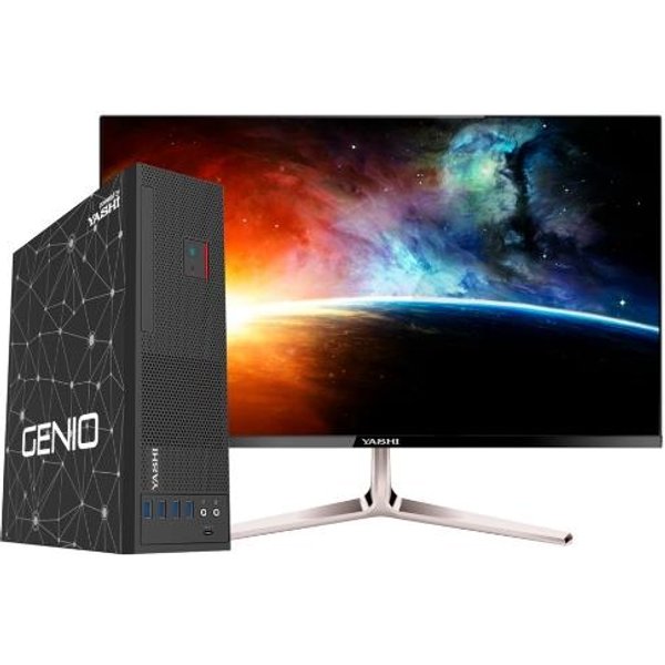 PC Yashi Genio 8L SFF YY80215 Intel Core 7 240H 16GB SSD512GB W11P - NO KIT Mouse E Tastiera-image