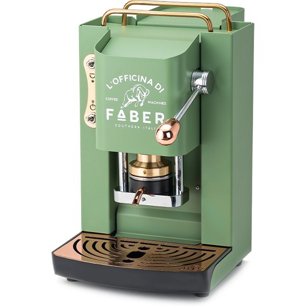Faber Macchina Da Caffè Espresso Semi Automatica Pro Deluxe Potenza 500 Watt Colore Verde Acido-image