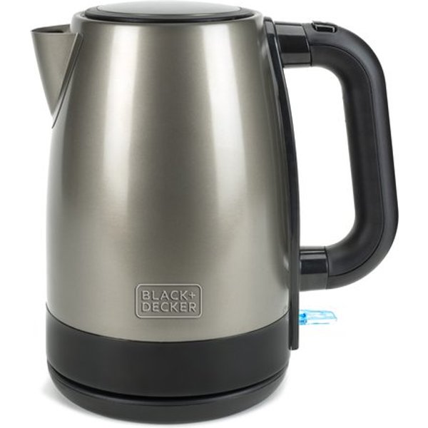 Bollitore Elettrico (1,7Lt) Black & Decker BXKE2201E Inox E Black-image