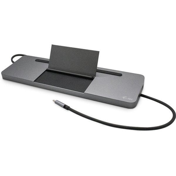 i-tec Metal USB-C Ergonomic 4K 3X Display Docking Station + Power Delivery 85 W-image