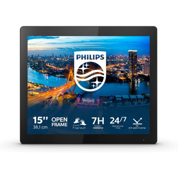 Philips B Line 152B1TFL/00 Monitor PC 38,1 Cm (15") 1024 X 768 Pixel LED Touch Screen Nero-image