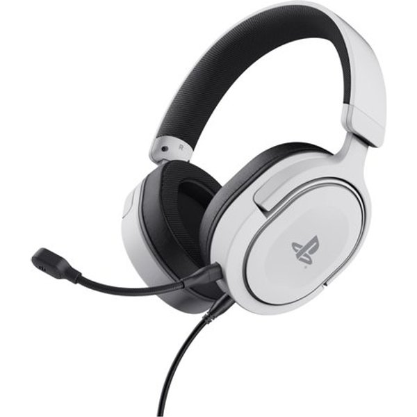 Trust GXT 498 Forta Auricolare Cablato A Padiglione Gaming Nero, Bianco-image
