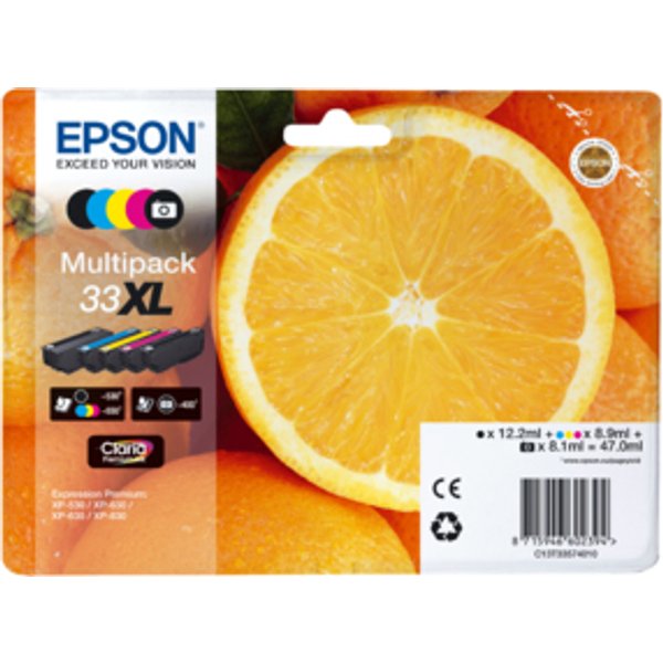 Epson Oranges Multipack (5 Colori) T33XL Claria Premium-image