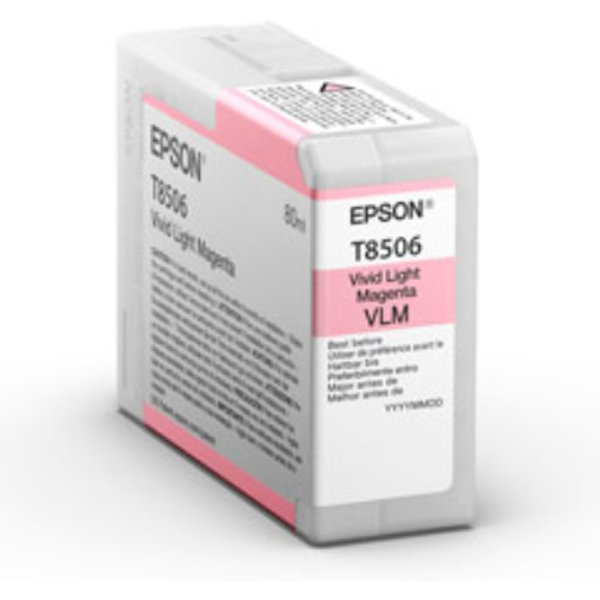 Epson C13T85060N Cartuccia D'inchiostro 1 Pz Originale Magenta Chiaro Vivido-image