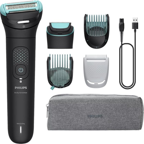 Philips Serie 7000 Body Groomer 7000 Series BG7470/15 Testina Flessibile 2D, Doppia Rifinitura/Rasatura-image