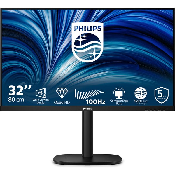 Philips Serie 3000 32B2N3500/00 Monitor PC 80 Cm (31.5") 2560 X 1440 Pixel Quad HD LCD Nero-image