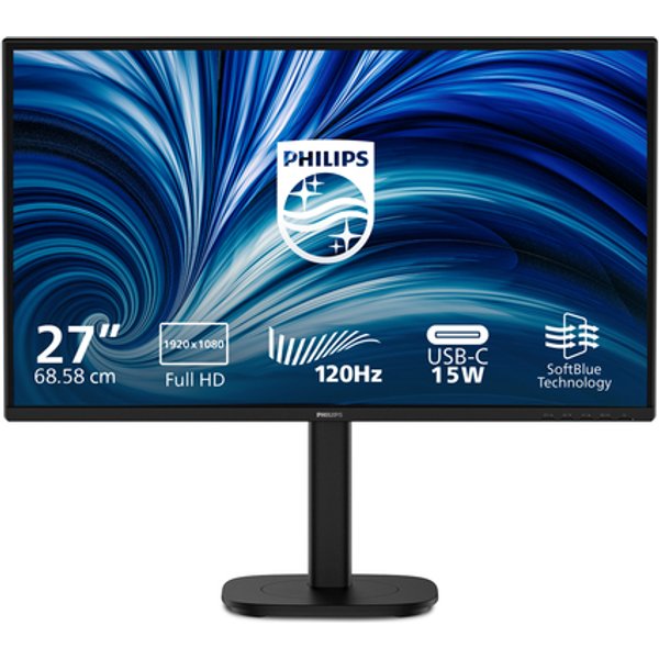 Philips Monitor 27 LED IPS FHD 16:9 4MS, REG Altezza, Vga/Dp/Hdmi-image