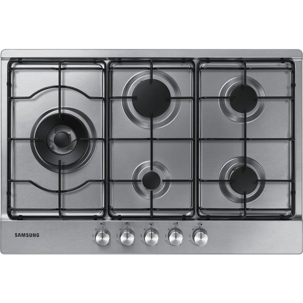Samsung NA75M3130AS Piano Cottura A Gas 75Cm 5 Bruciatori, Inox-image