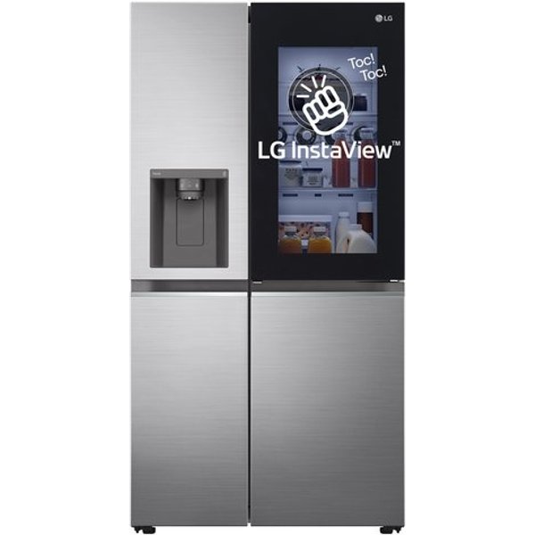 LG Instaview Frigorifero Side-By-Side GSXV80PZLE Classe E Capacità 635 Litri Total No Frost-image