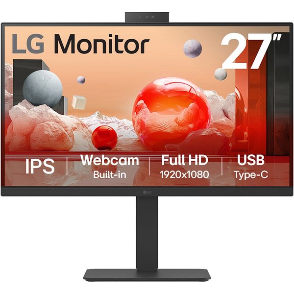LG 27BA850-B Monitor PC 68,6 Cm (27") 1920 X 1080 Pixel Full HD Nero-image