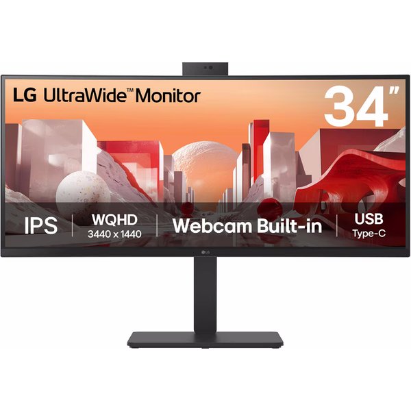LG 34BA85QE-B Monitor PC 86,4 Cm (34") 3440 X 1440 Pixel Wide Quad HD LCD Nero-image