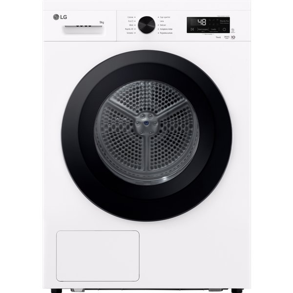 LG RNX1009NWK Asciugatrice Libera Installazione Caricamento Frontale 9 Kg Bianco-image