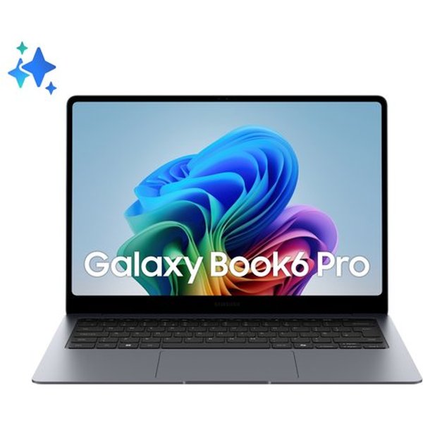 Samsung Galaxy Book6 Pro (14", Ultra 7 356H, 32GB), Copilot+Pc, Lntel® Core™ Ultra 7 Processor 356H, 1TB, Portatile, Batteria Fino A 30 Ore*, Design Sottile, Dynamic Amoled 2X Display, Touchscreen, Touchpad Aptico, Galaxy Al, Gray-image