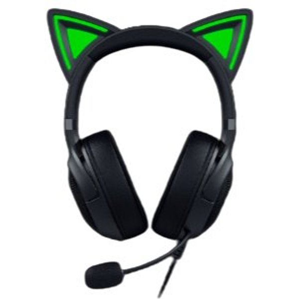 Cuffie Gaming Razer RZ04 04730100 R3M1 Kraken Kitty V2 Black-image